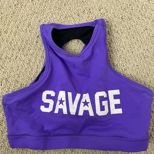 Savage barbell sports bra